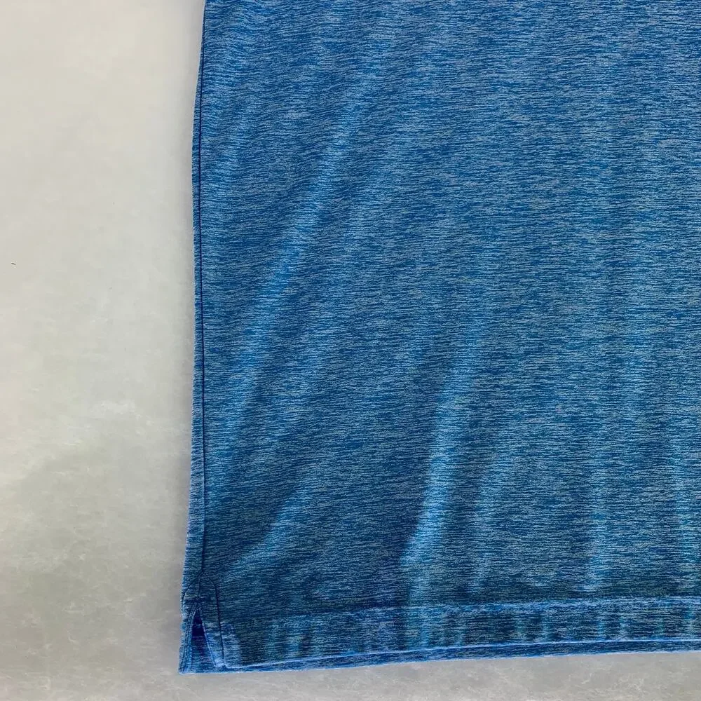 Under Armour Mens HeatGear Loose Fit Polo Heather Blue Size XL - Picture 10 of 11